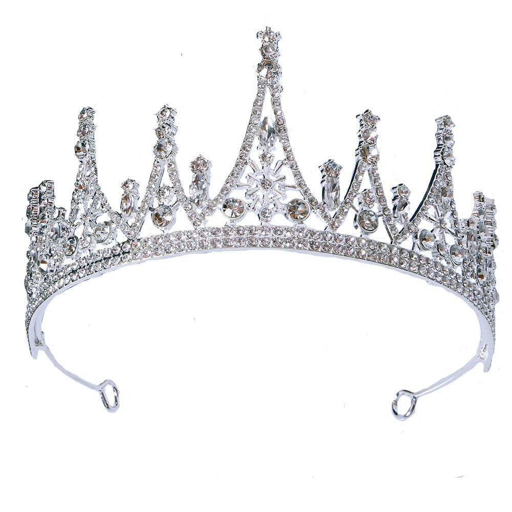 Alloy Crown wedding tiara Wedding honeymoon shoot luxury Princess tiara 651532956730 - COCOMELODY